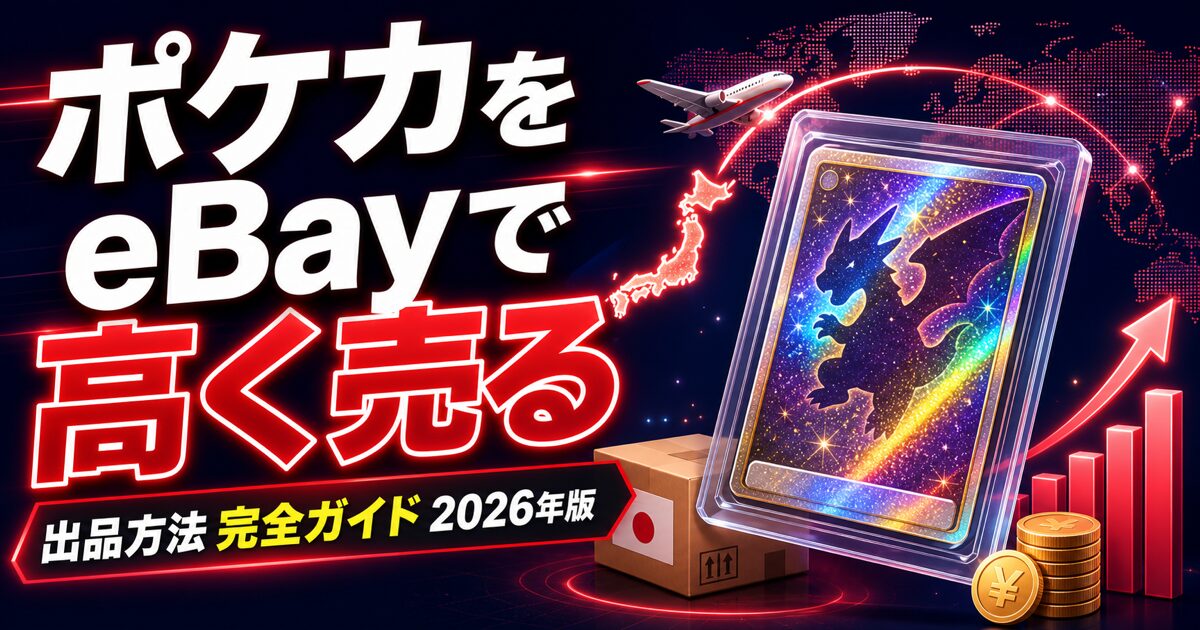ポケカをeBayで高く売る / 出品方法 完全ガイド 2026年版