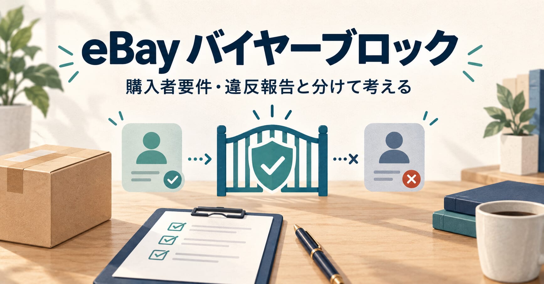 eBayのバイヤーブロック方法｜購入者要件・違反報告の使い分け