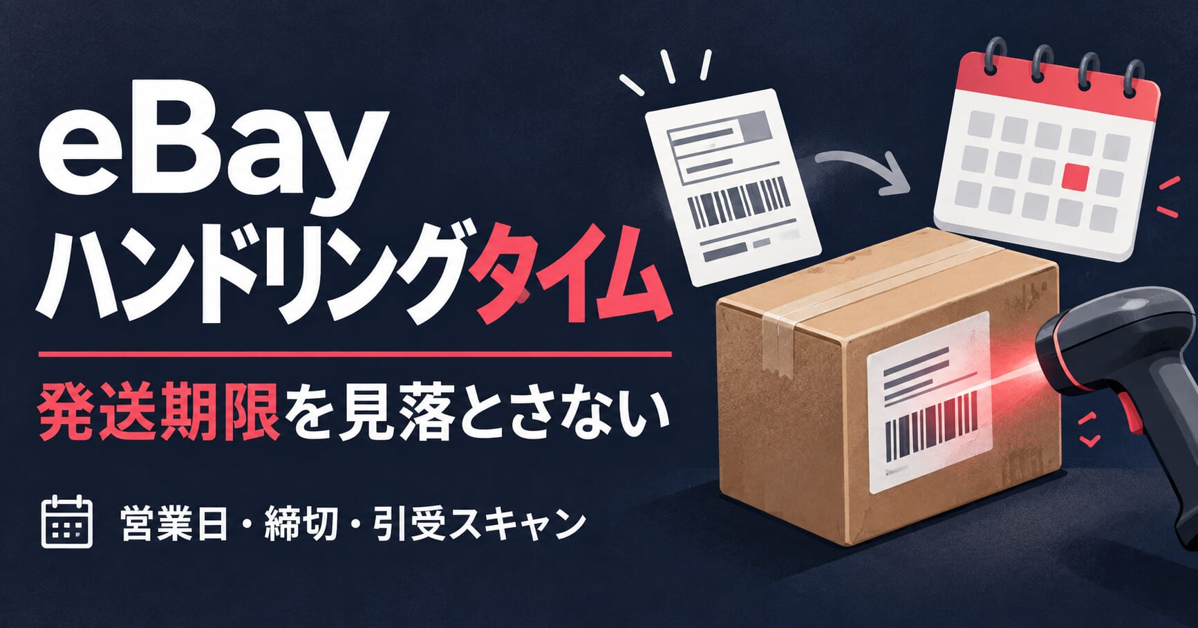 eBayのハンドリングタイムは何日？営業日・締切時刻・発送記録の確認手順