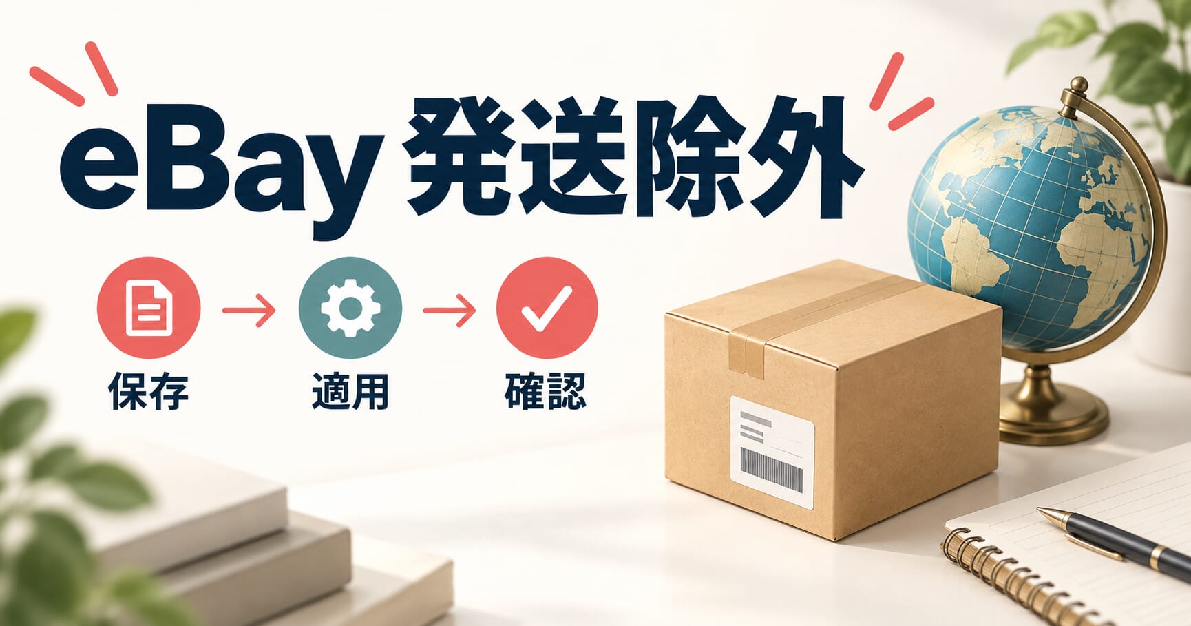 eBayの発送除外設定｜送れない地域の指定から出品への反映確認まで